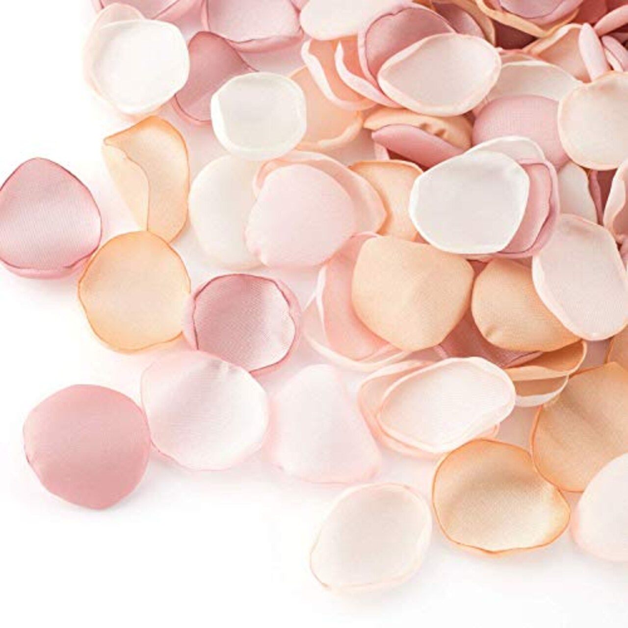 300PCS Silk Rose Petals Nude Pink Wedding Supplies Flower Girl Basket Table Aisle Runner Party Dinner Bridal Shower Decoration